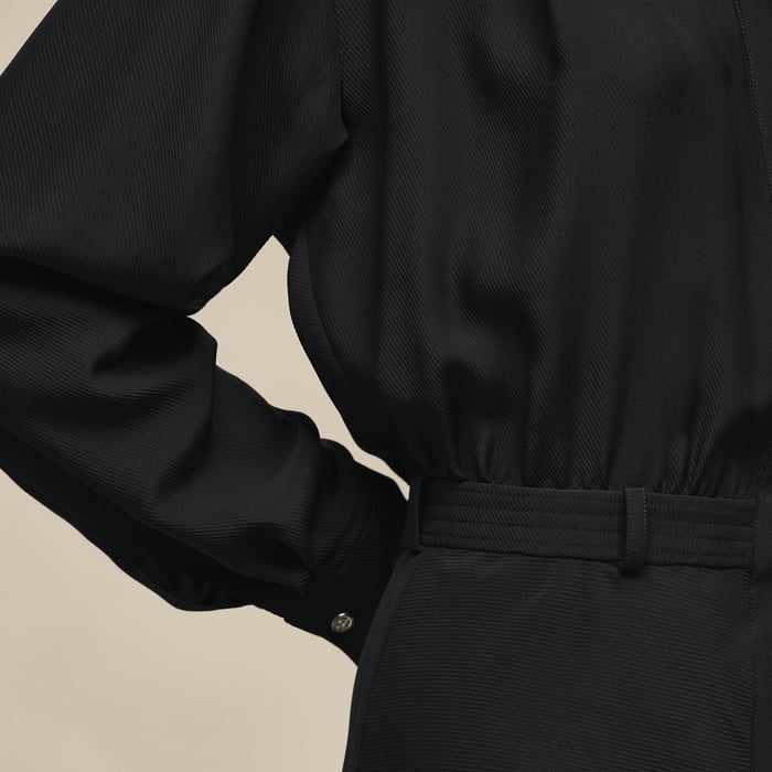 Noir Shirt Dress