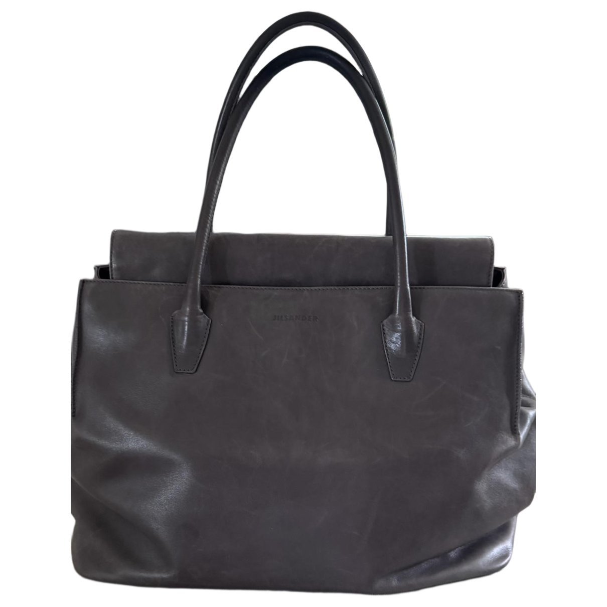 Jil Sander Shopper leather handbag