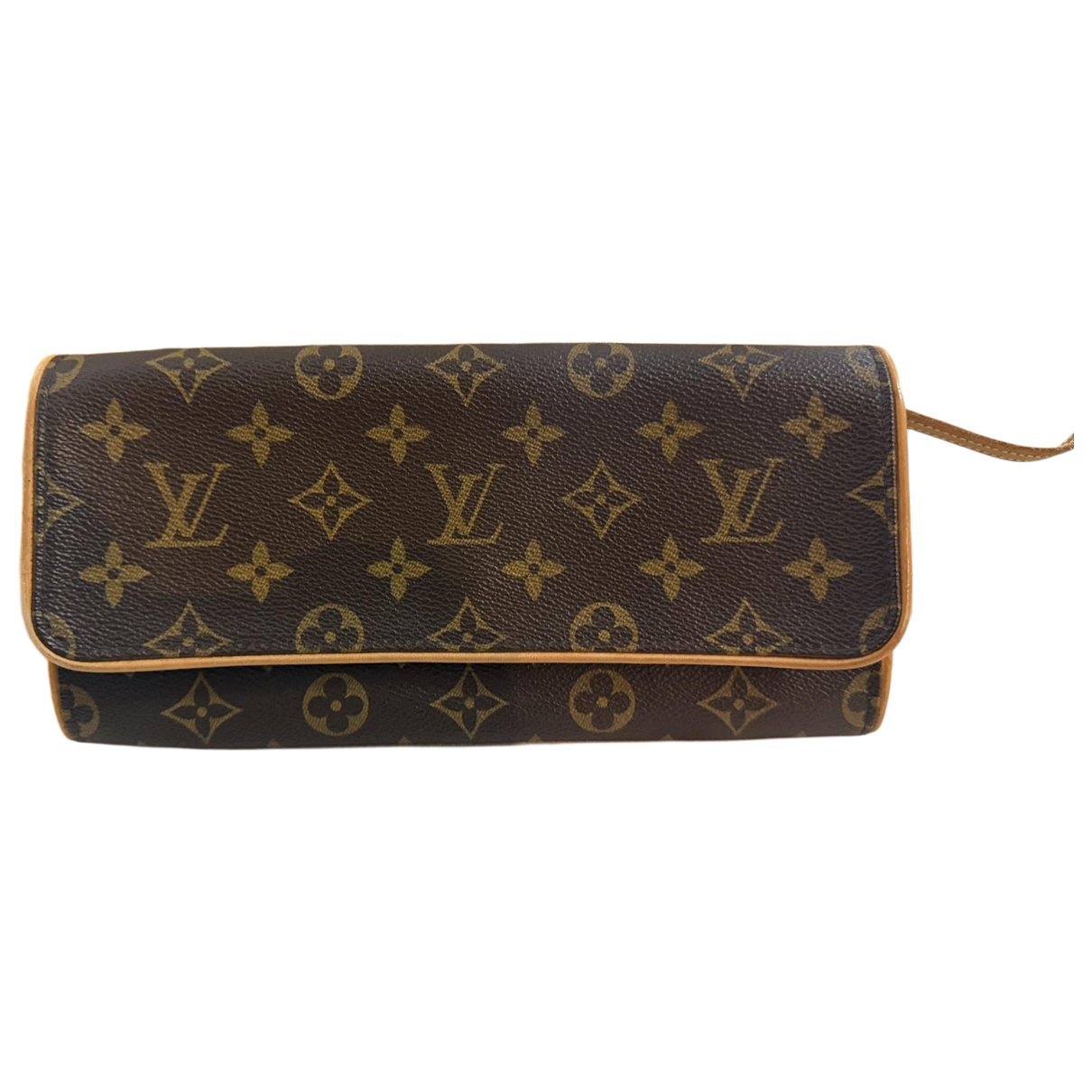Twin leather crossbody bag