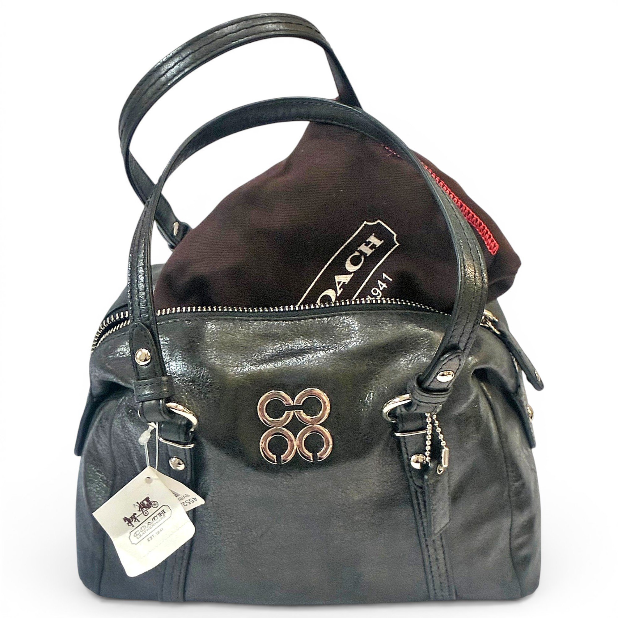 Leather satchel