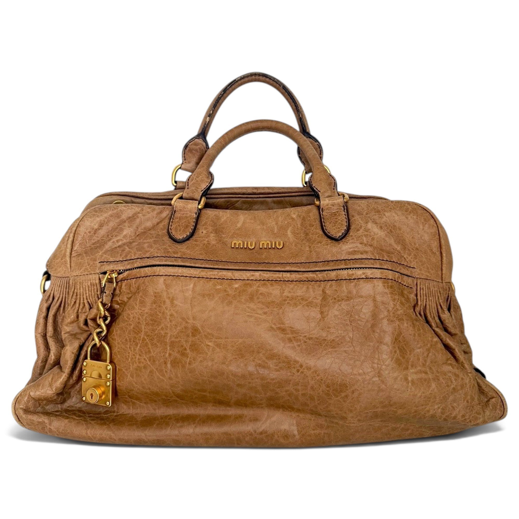 Vitello leather handbag