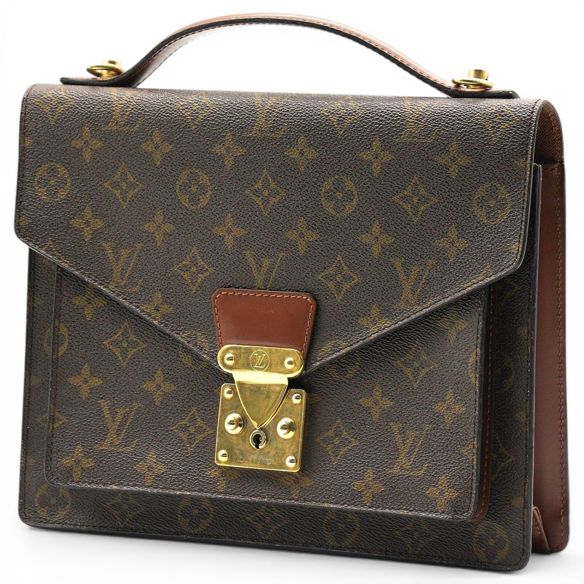 Monceau leather satchel