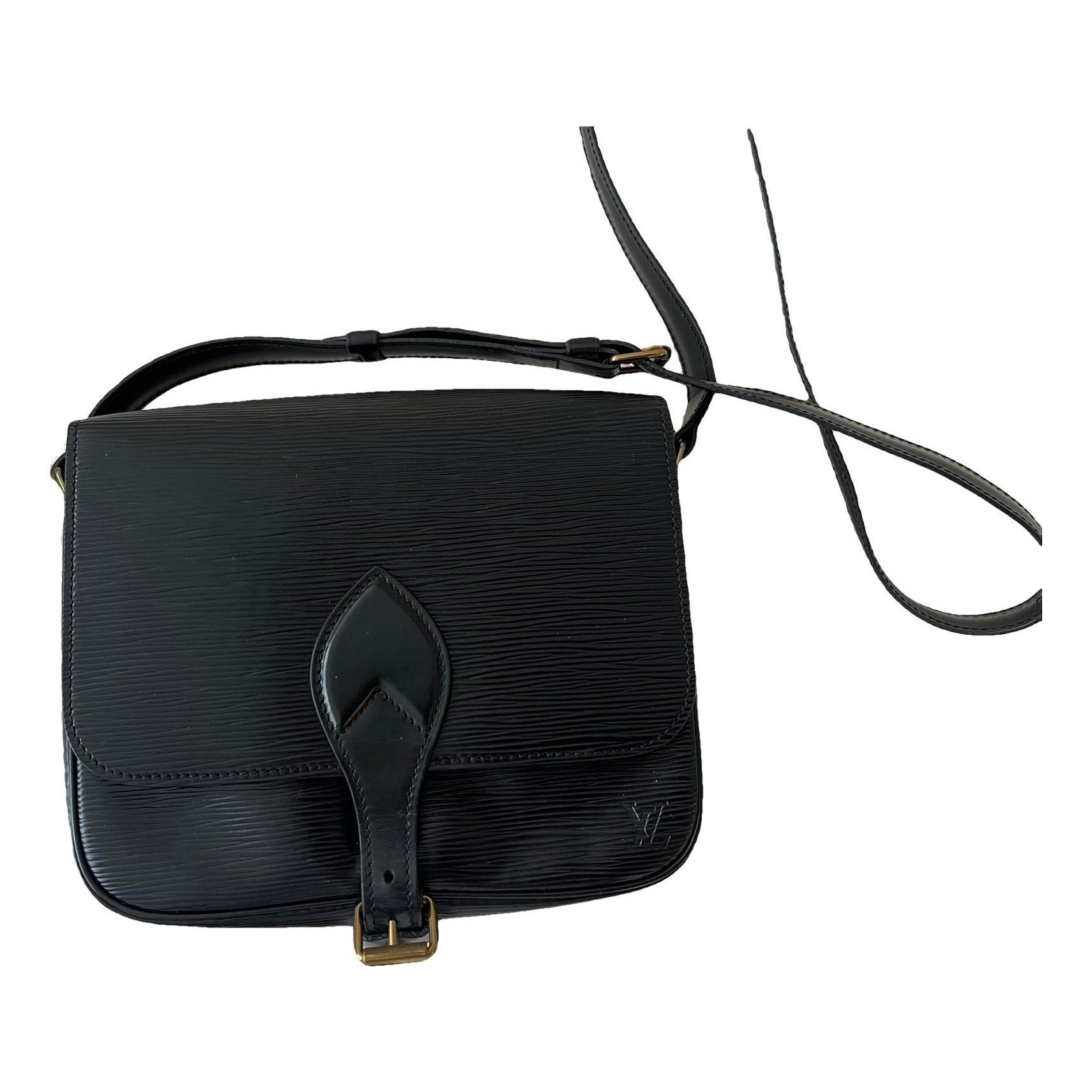 Cartouchière leather crossbody bag