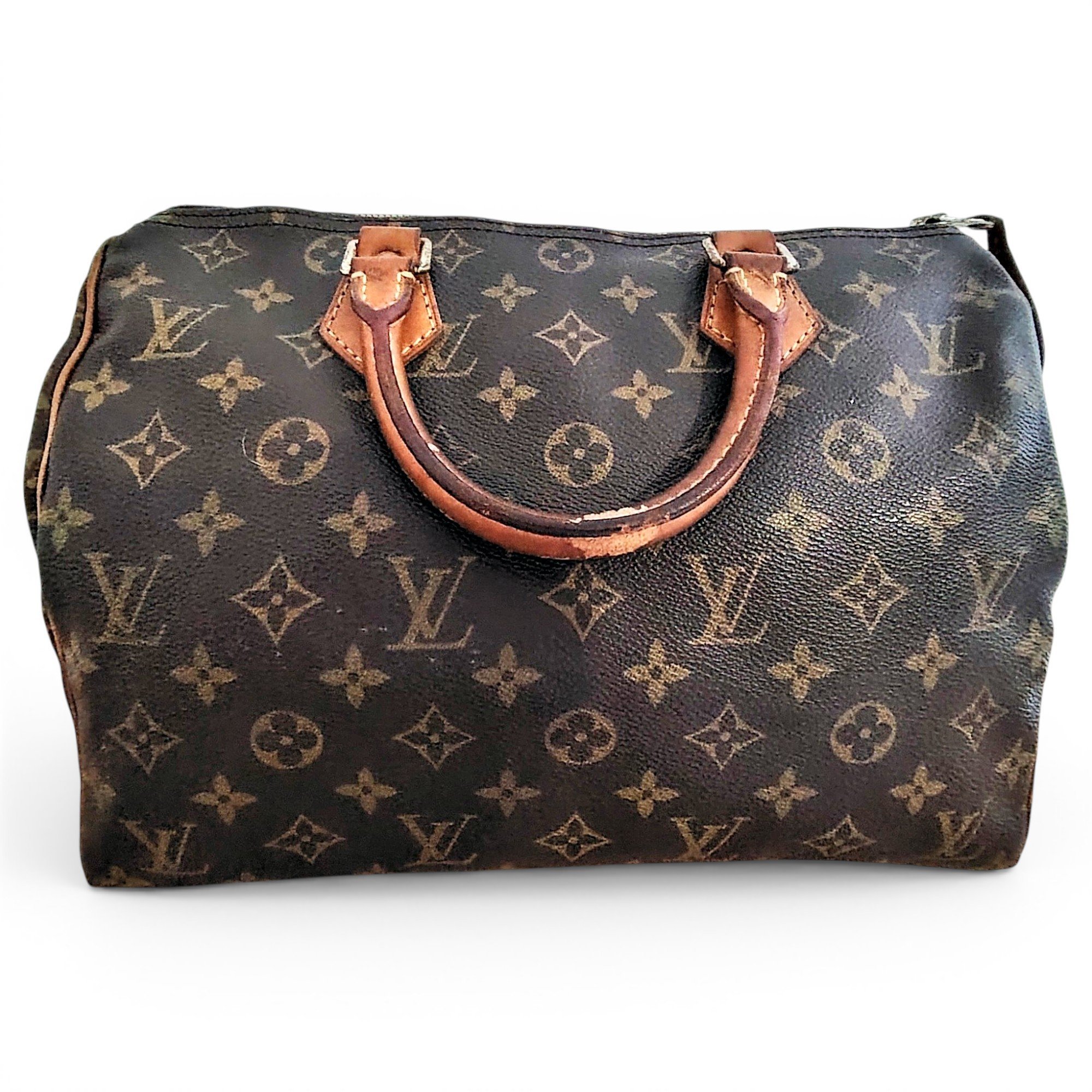 Louis Vuitton Speedy leather handbag