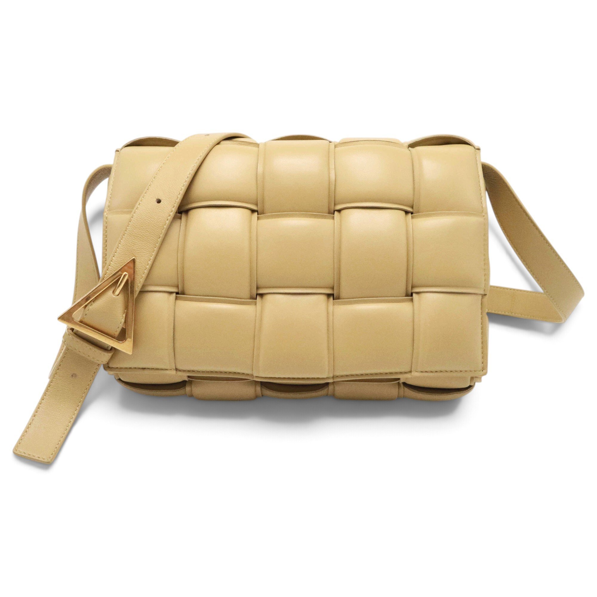 Cassette Padded leather handbag