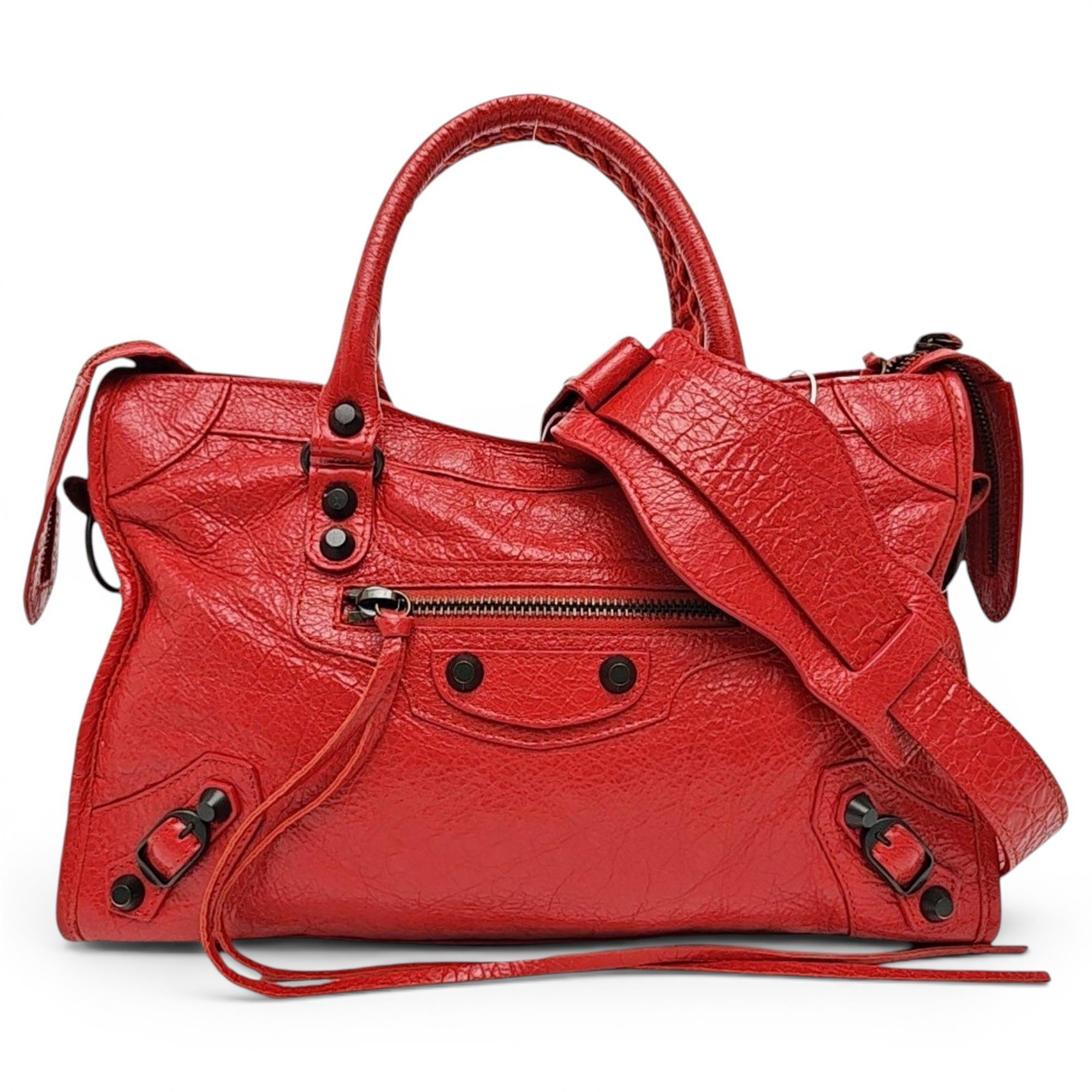 Leather handbag