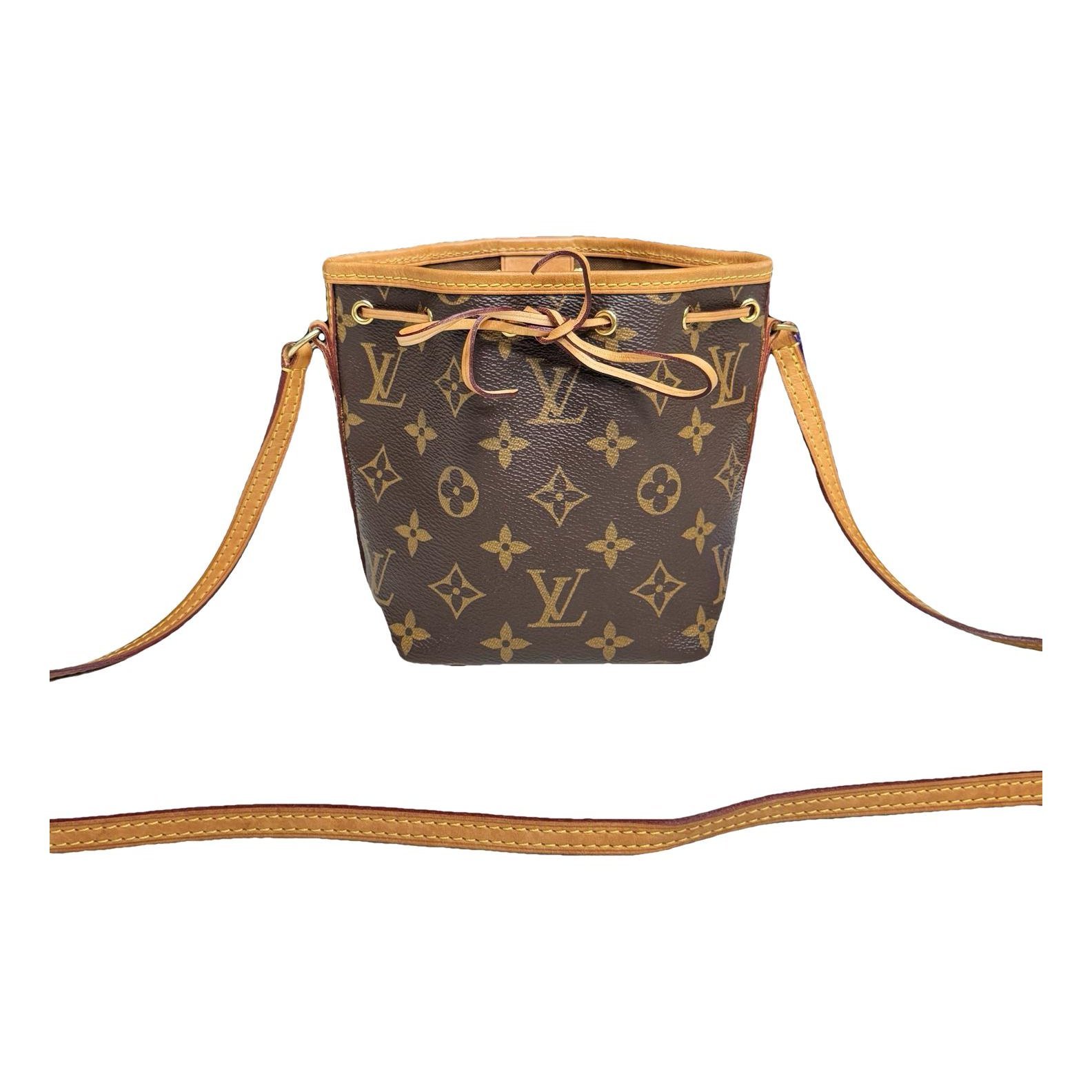 Nano Noé leather tote
