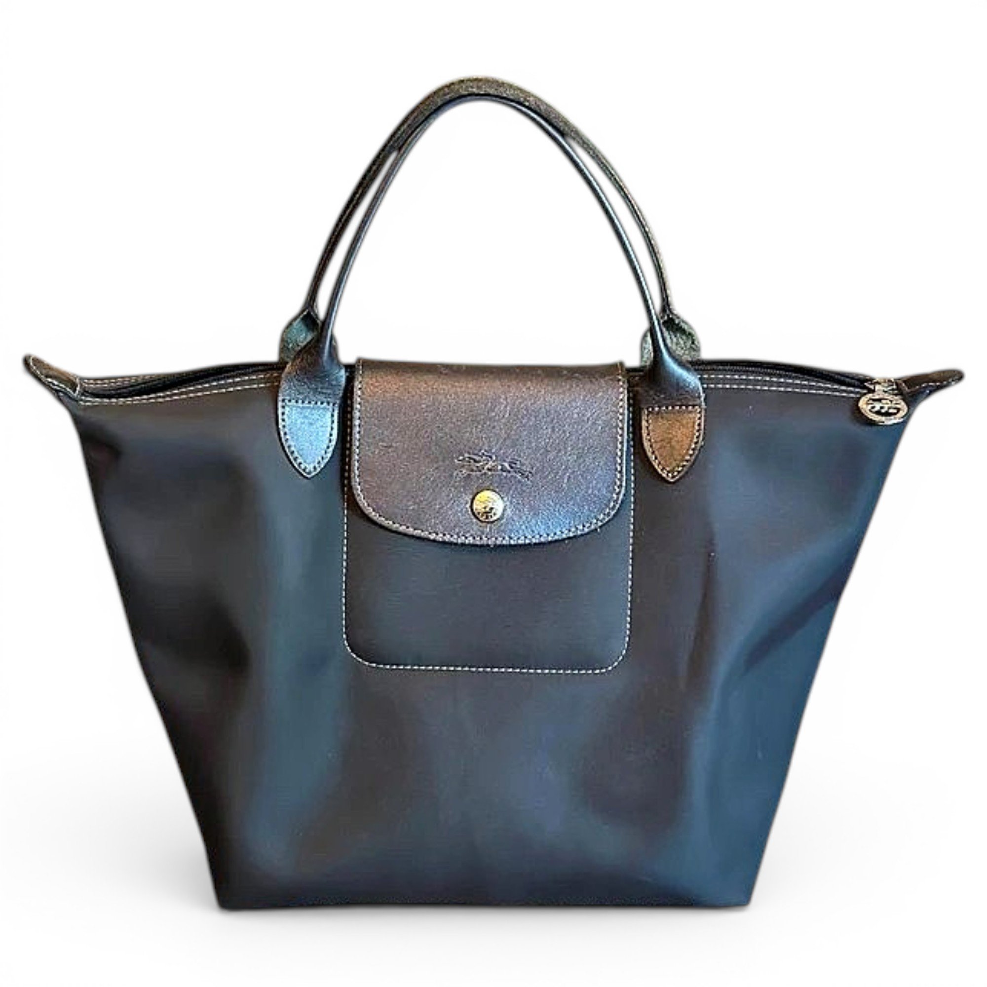Pliage leather handbag