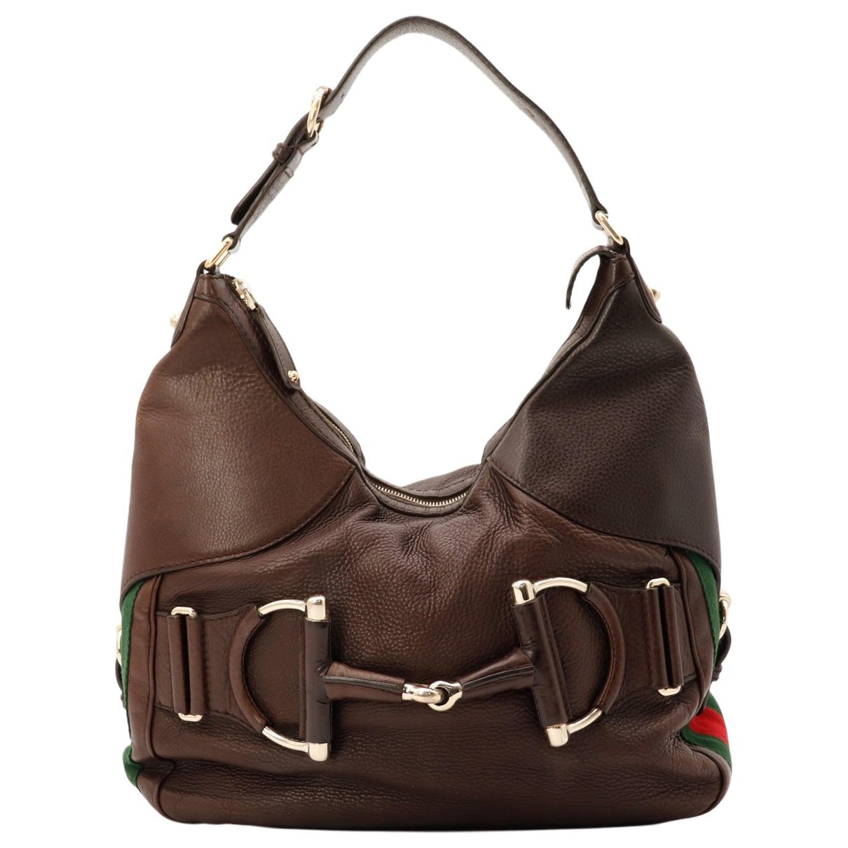 Hobo leather handbag