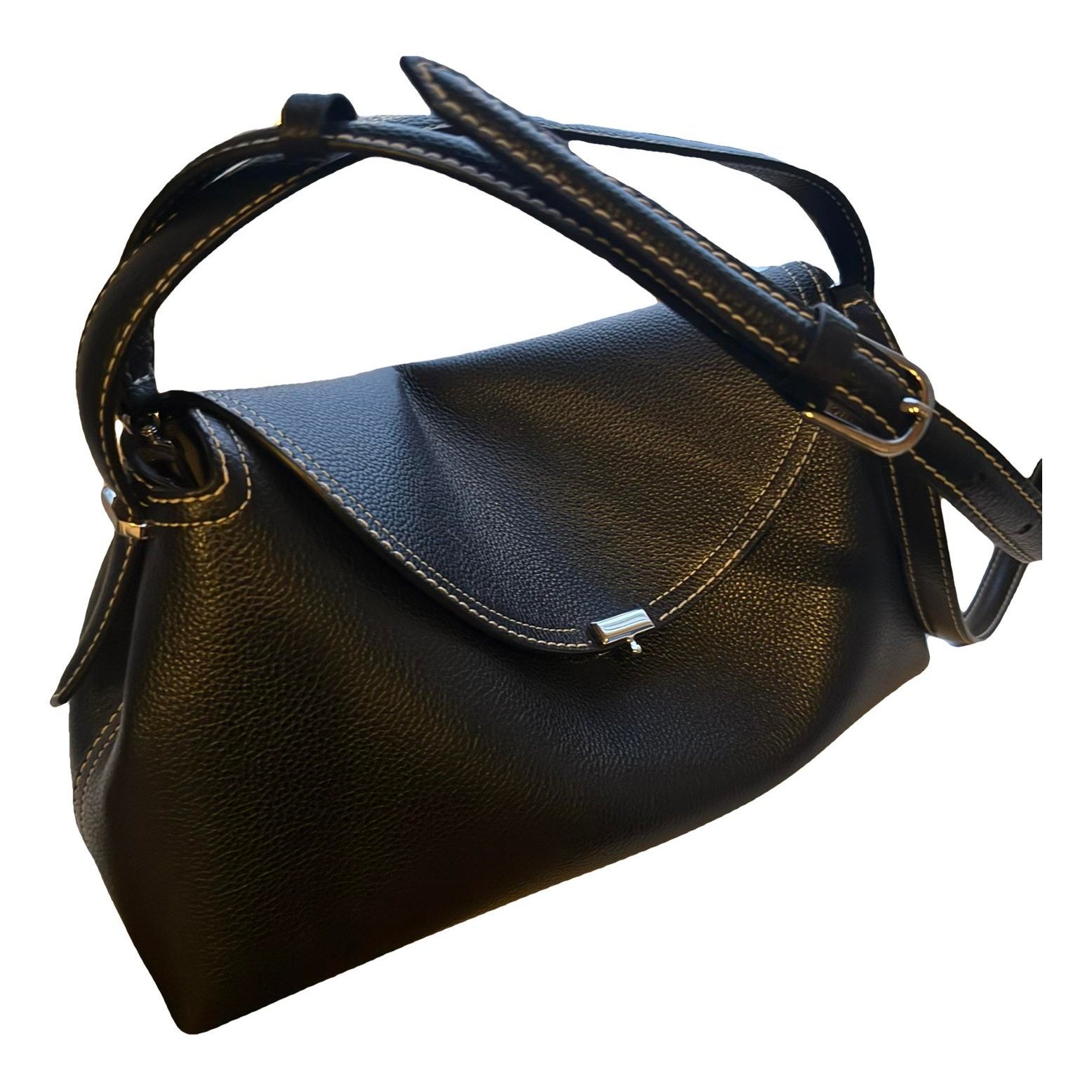 Toteme T-Lock leather handbag