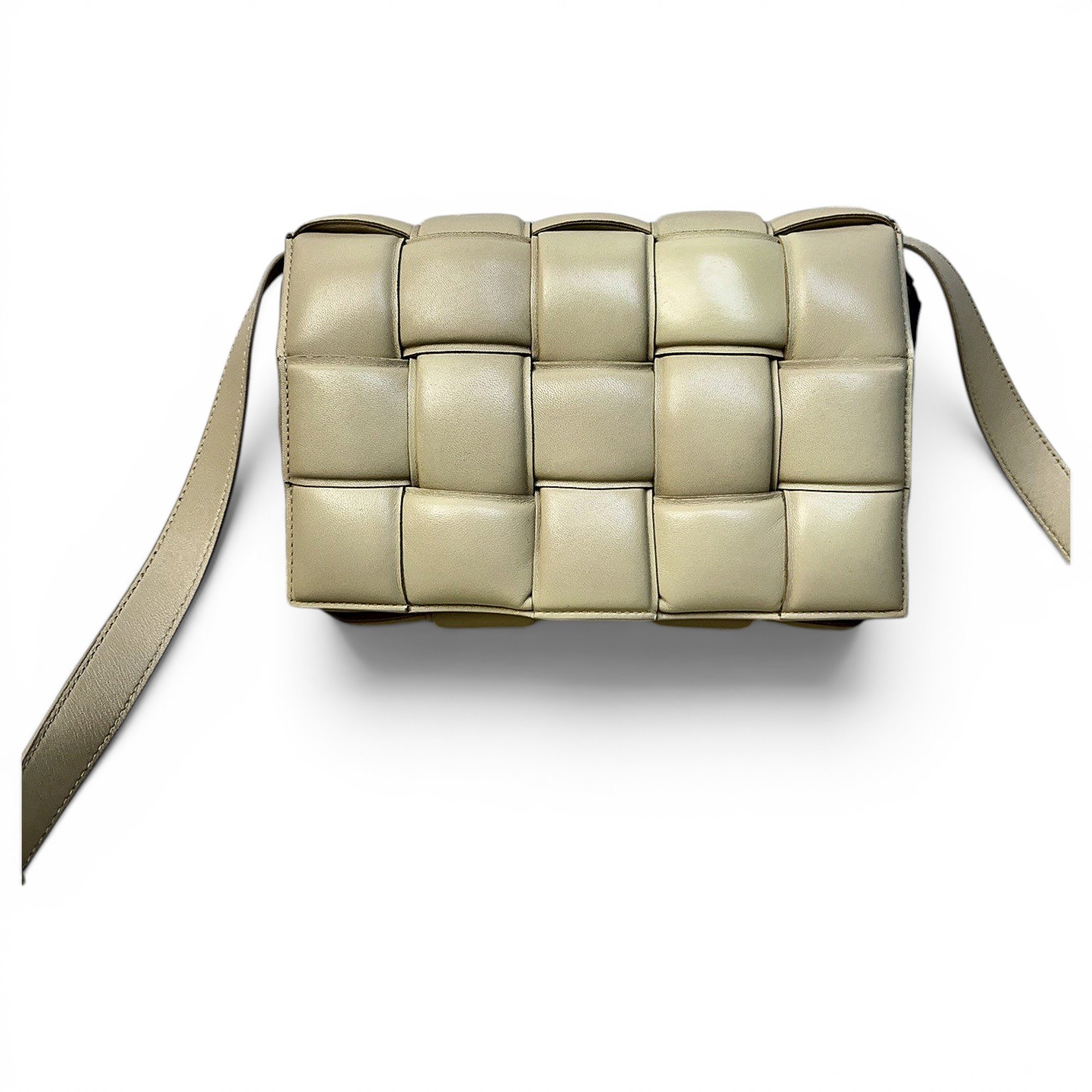 Cassette Padded leather handbag