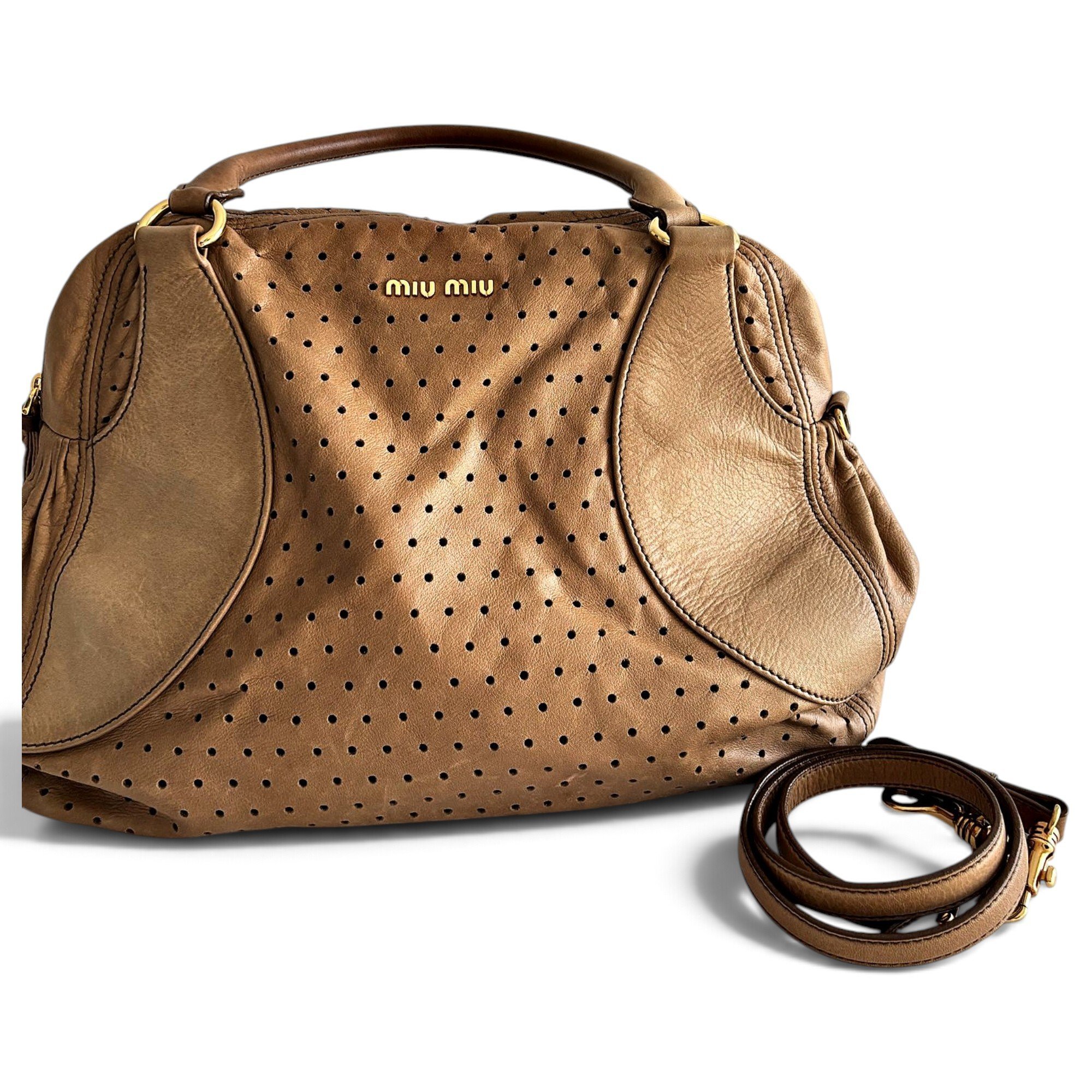 Leather handbag