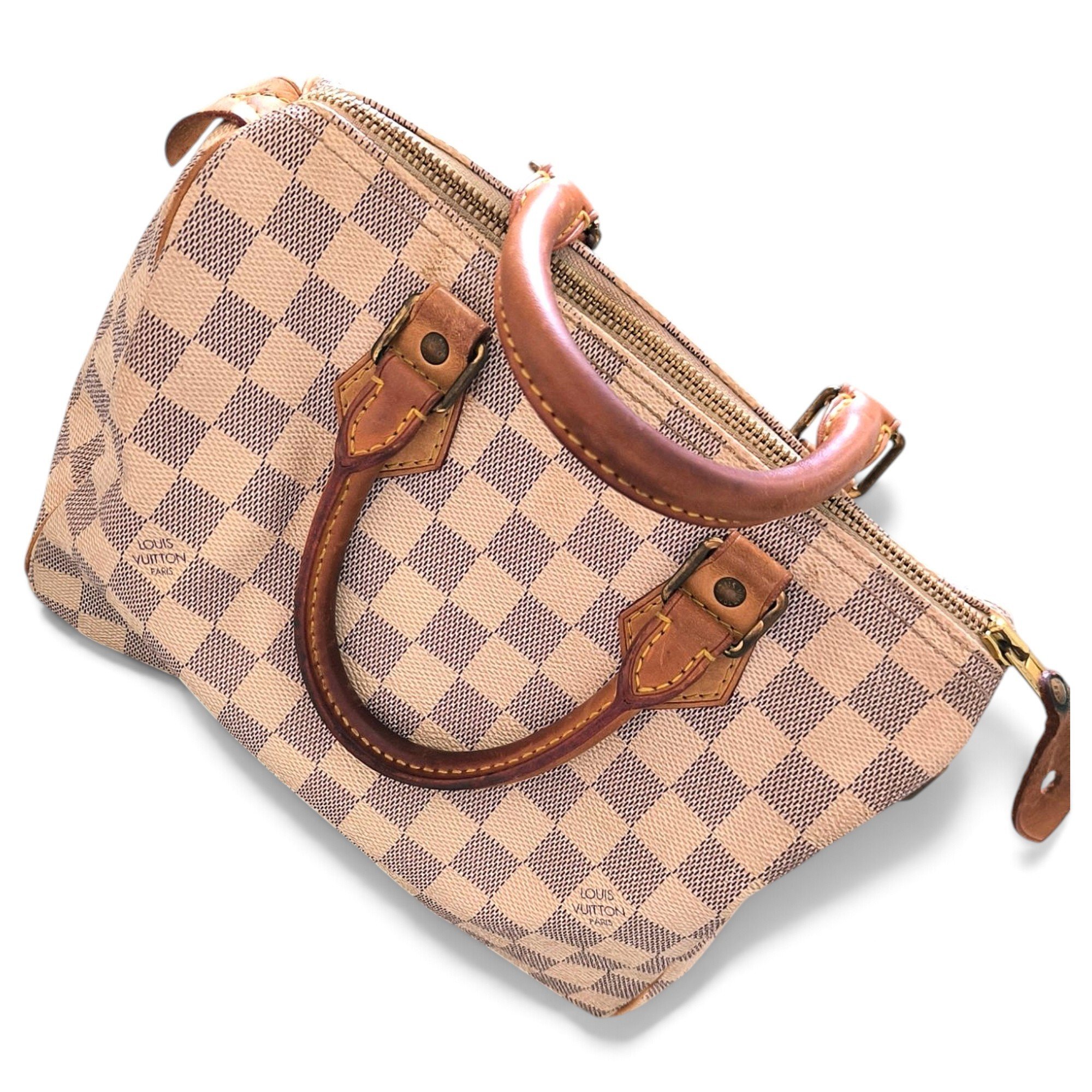 Speedy leather handbag