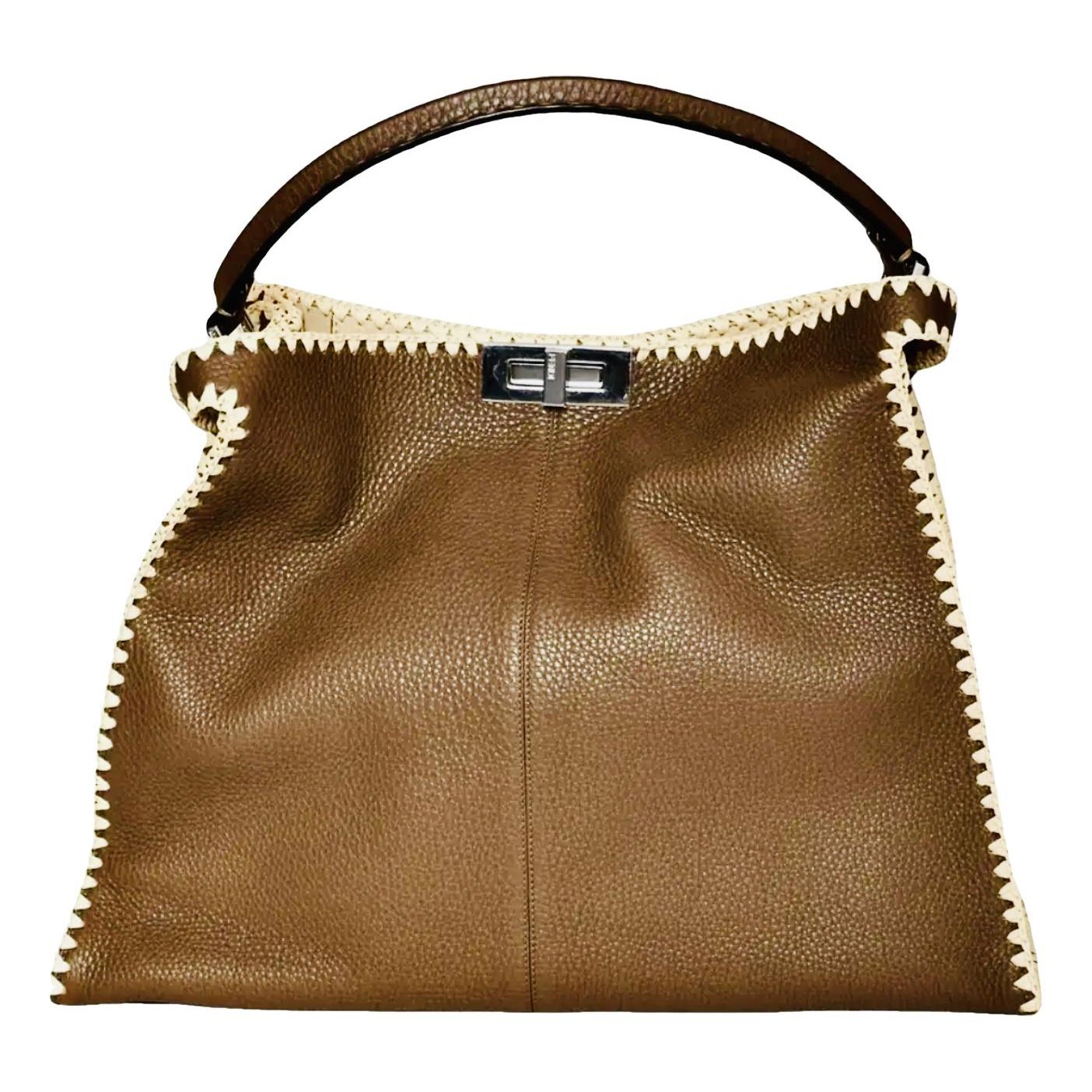 Peekaboo X-Lite leather handbag
