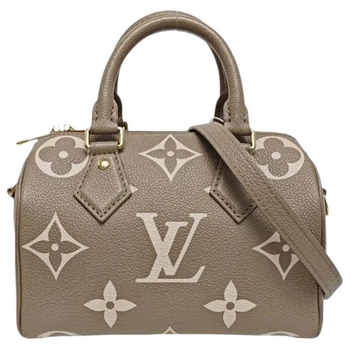 Nano Speedy / Mini HL leather handbag