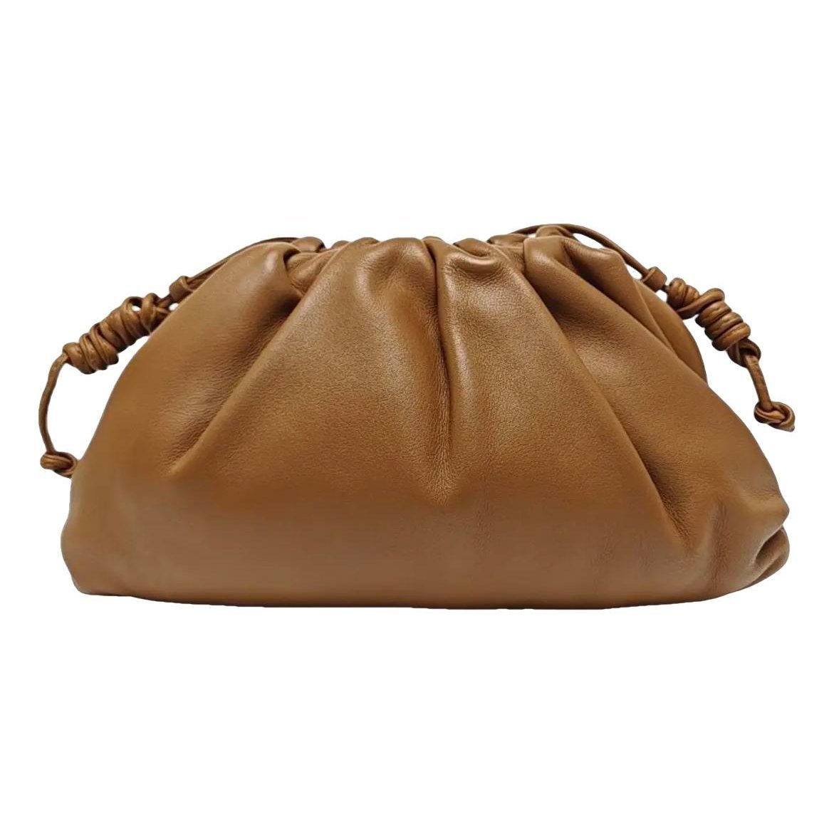 Pouch leather crossbody bag