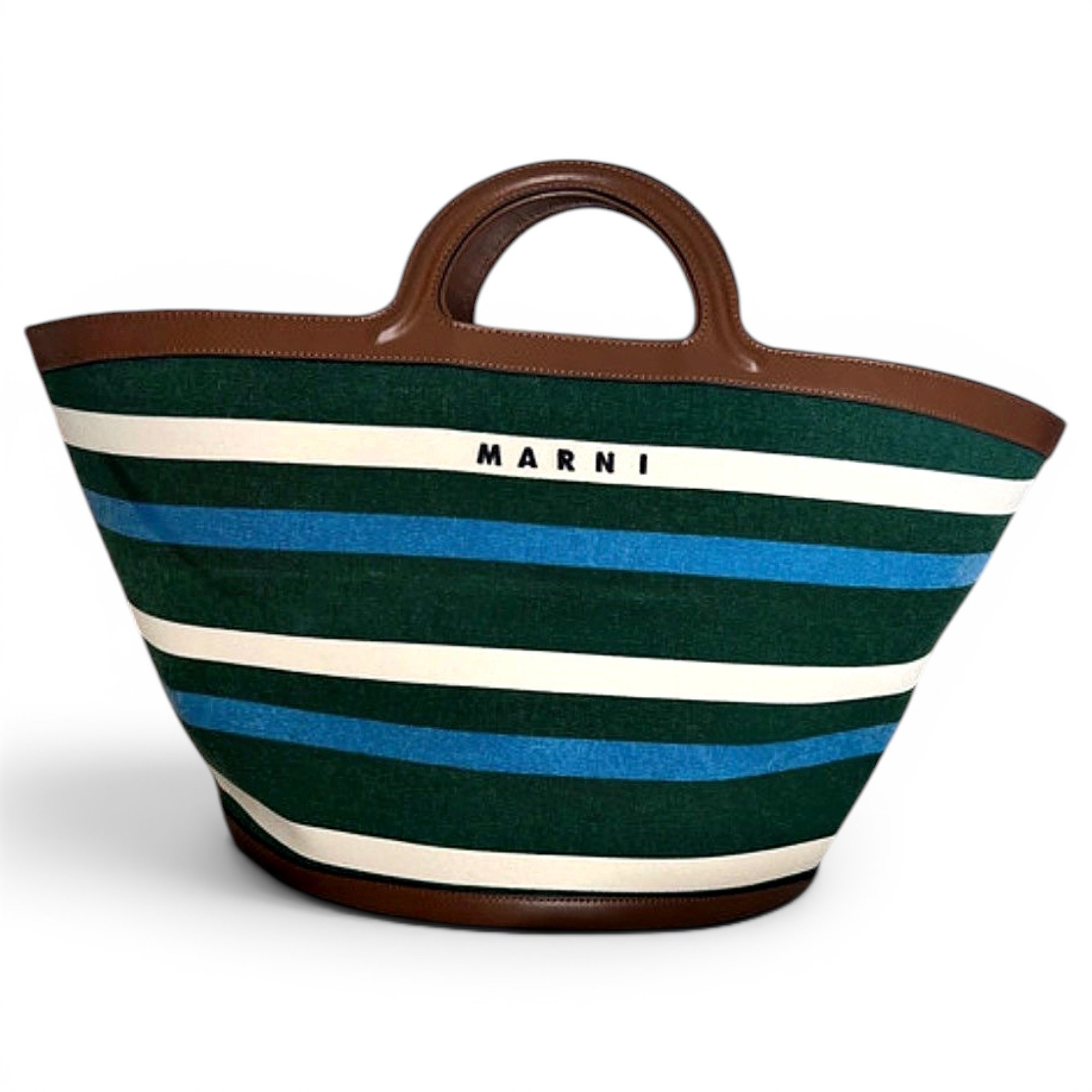 Tropicalia leather handbag