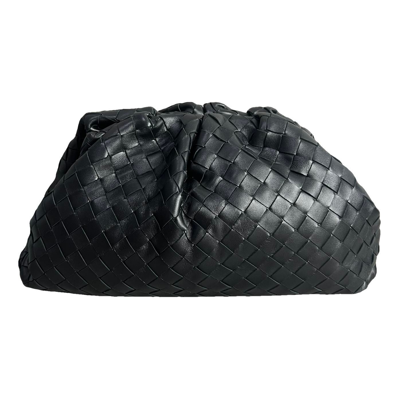 Pouch leather handbag