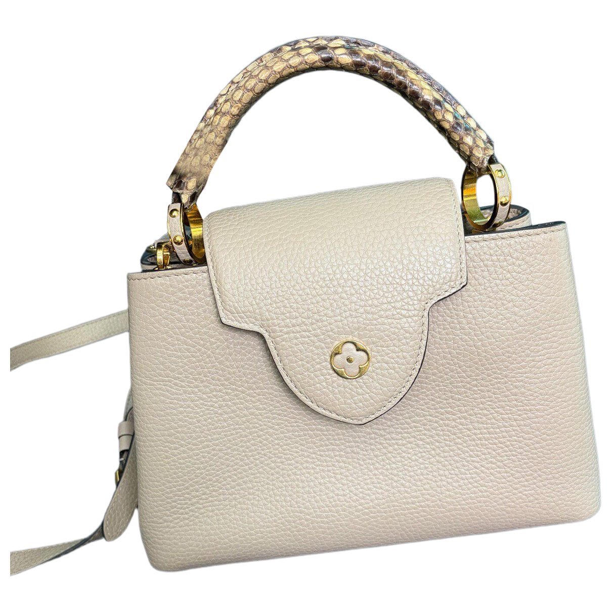 Capucines leather handbag