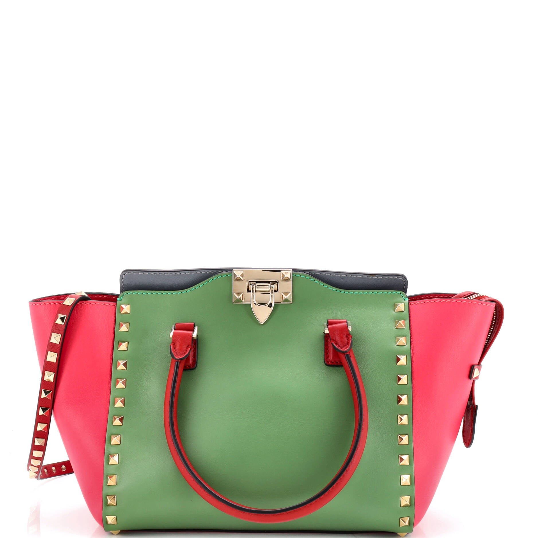 Valentino Garavani Rockstud Tote Rigid Leather Small
