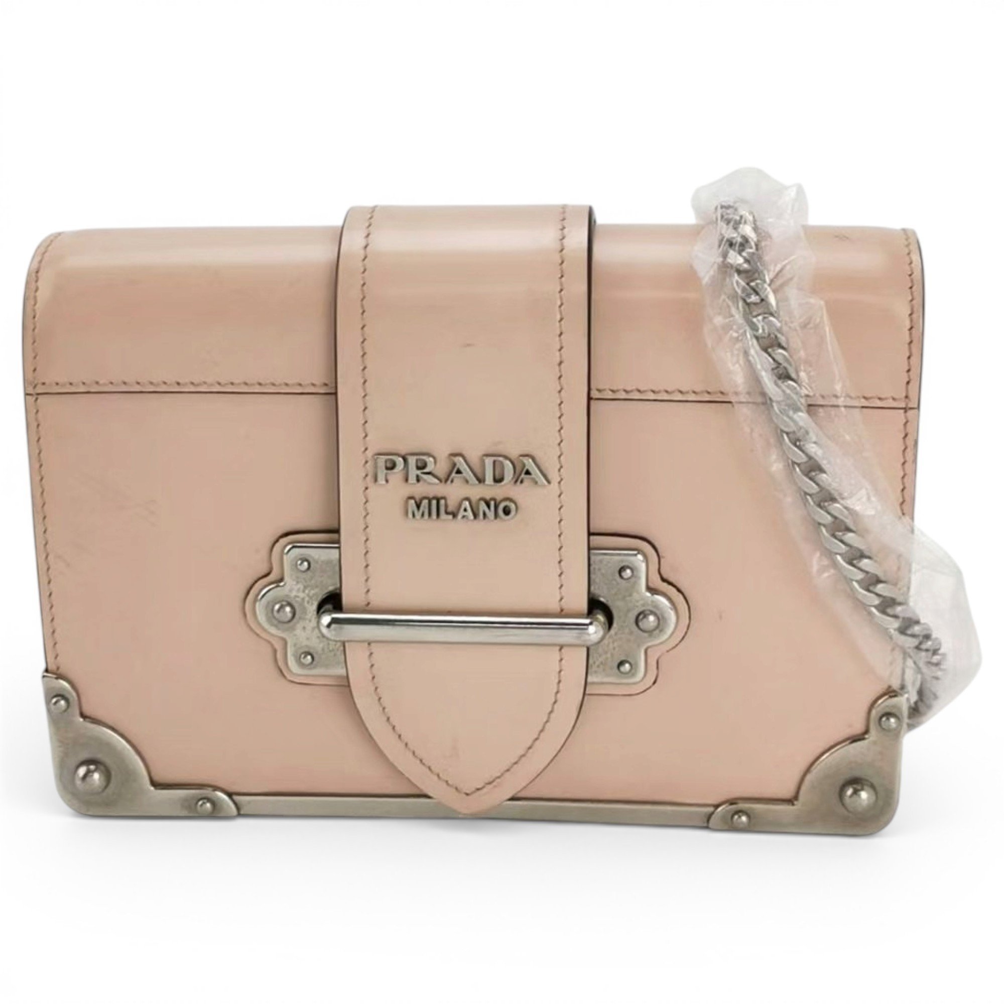Prada Cahier leather handbag