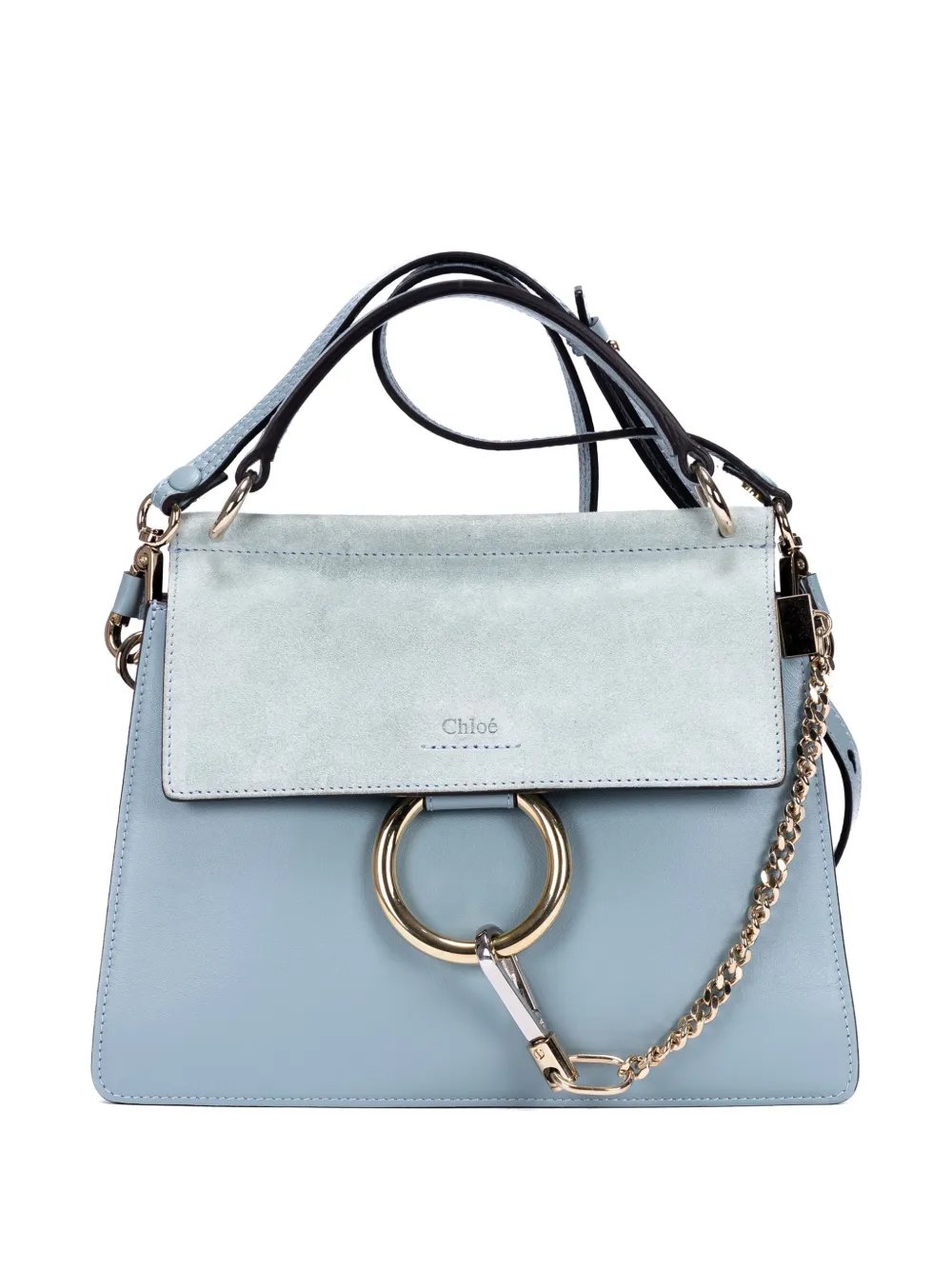 Faye ring-detail shoulder bag