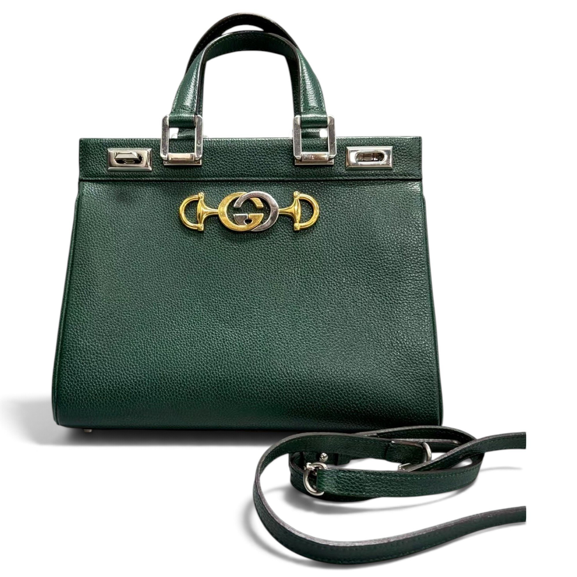 Zumi leather handbag