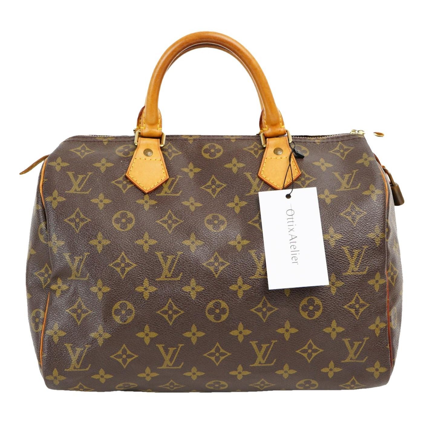 Louis Vuitton Speedy leather handbag