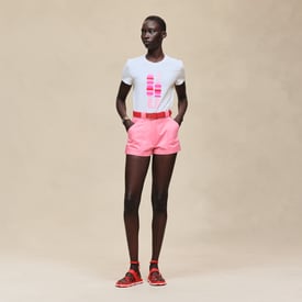 Printed straight t-shirt