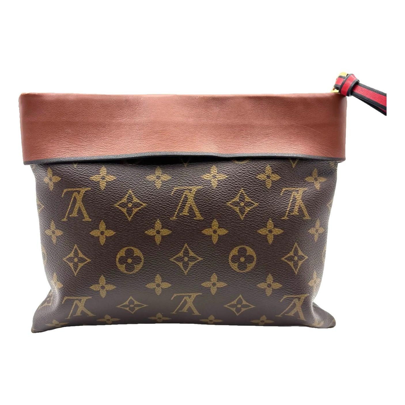 Vinyl clutch bag