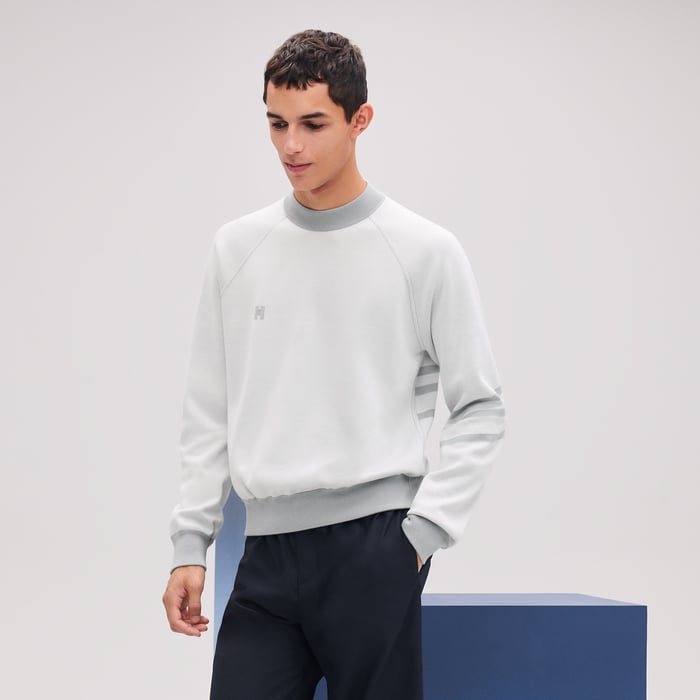 Brume "H Golf" Reversible Crewneck Sweater