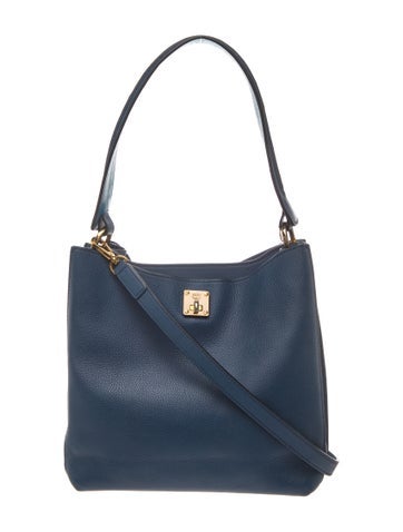 Leather Top Handle Bag
