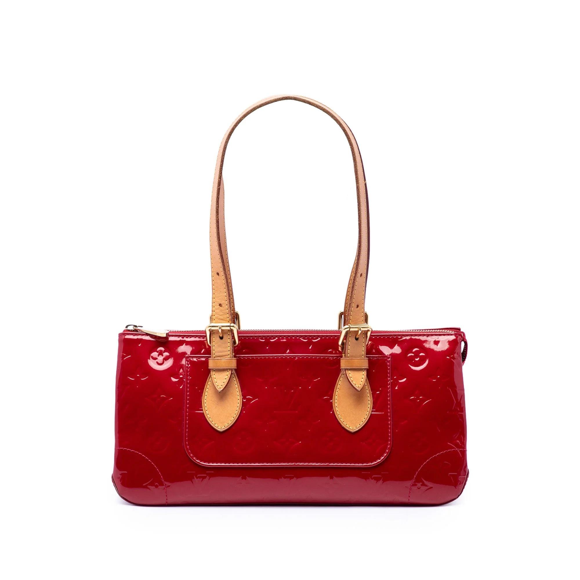 Rosewood leather handbag