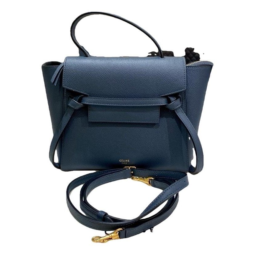 Belt leather handbag