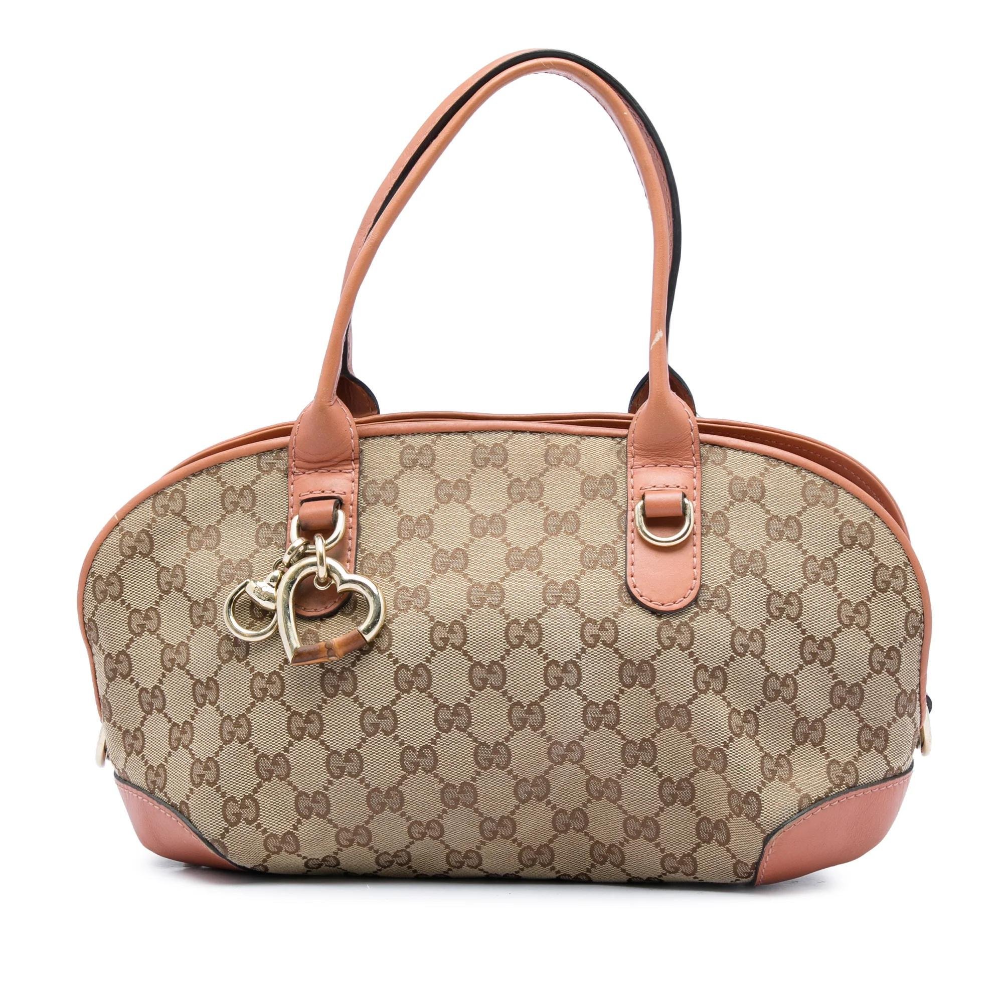 Gucci B leather satchel