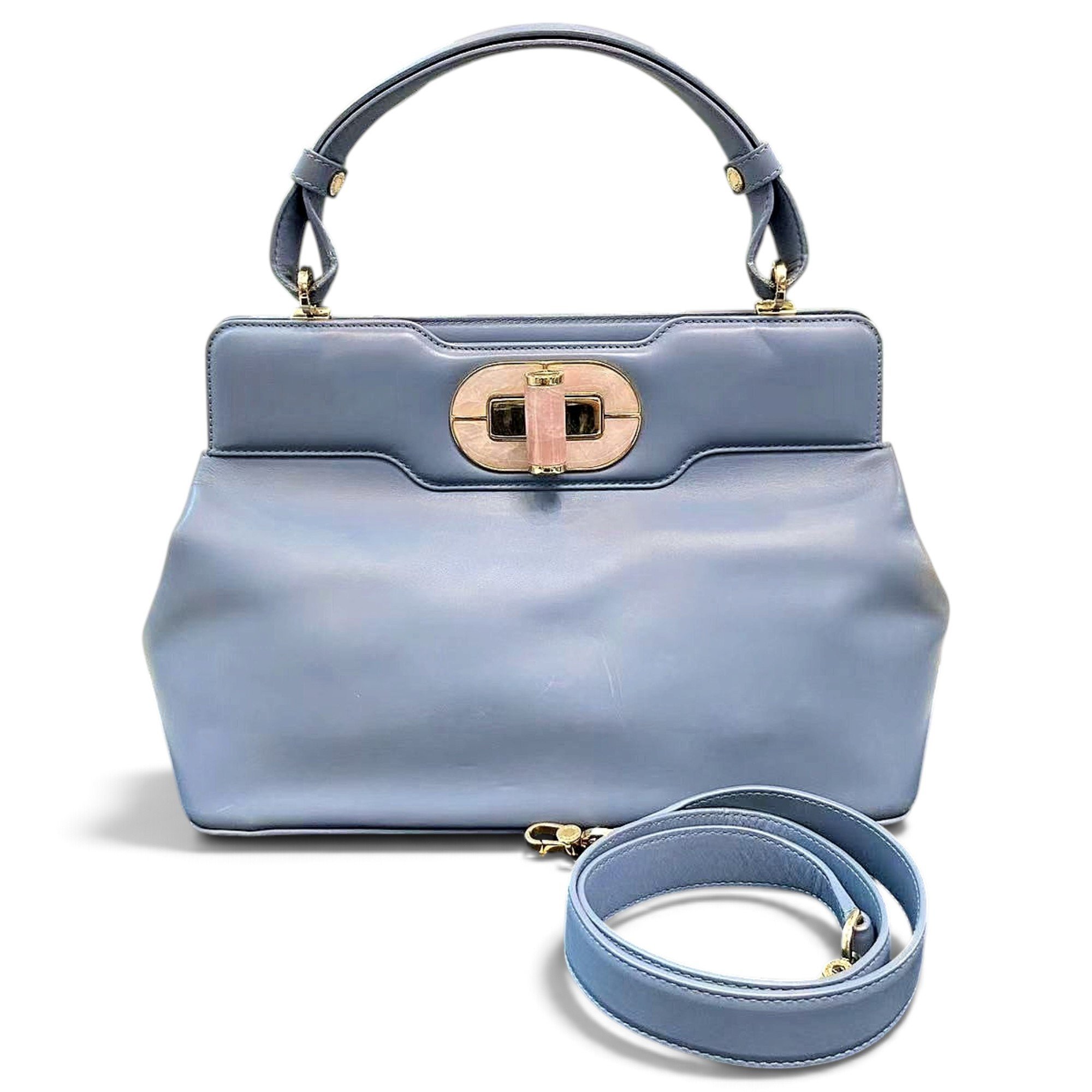 Leather handbag