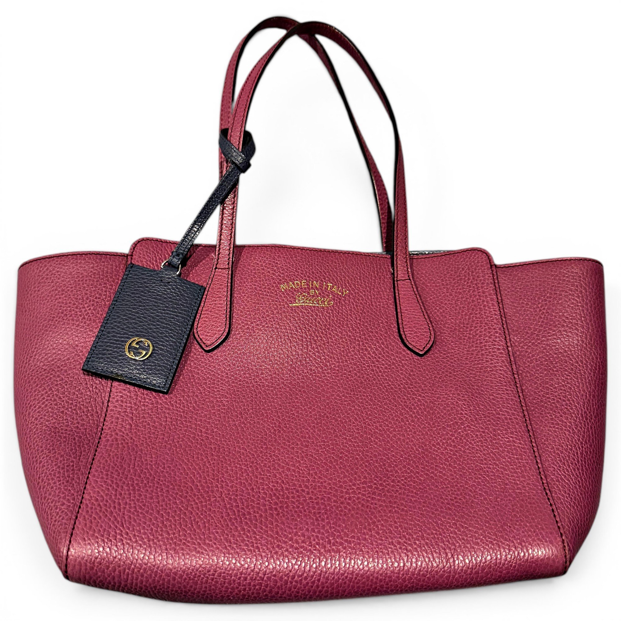 Swing leather tote