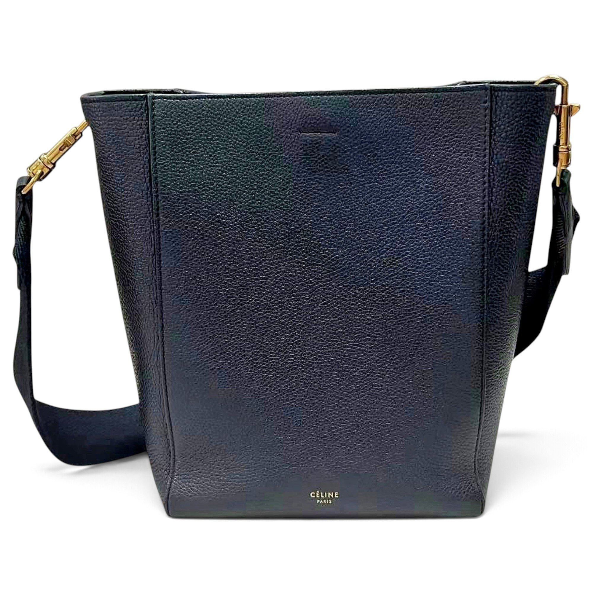 Seau Sangle leather handbag