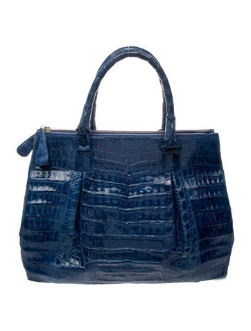 Nancy Gonzalez Crocodile Top Handle Bag