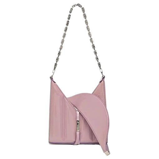 Patent leather handbag