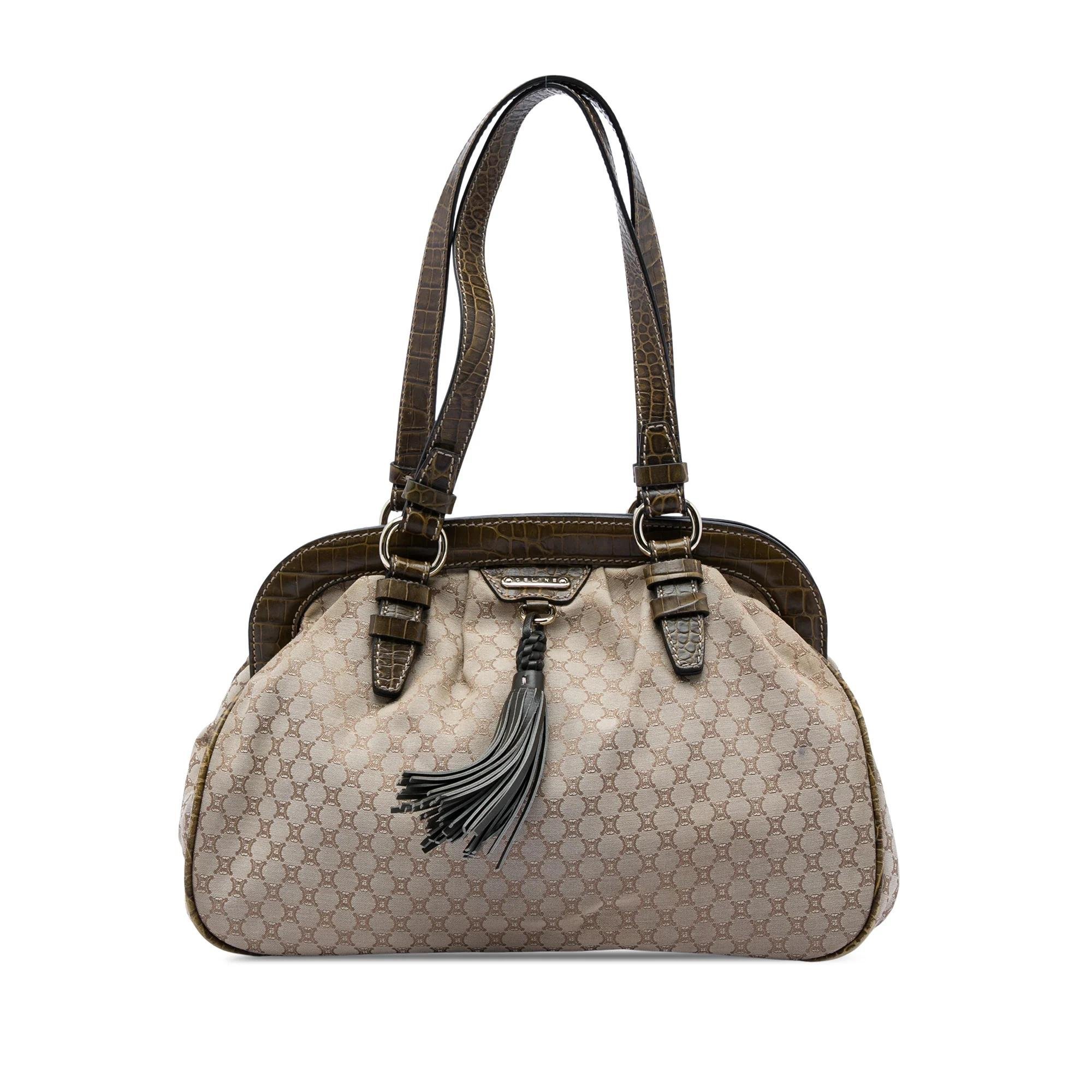 Frame cloth handbag