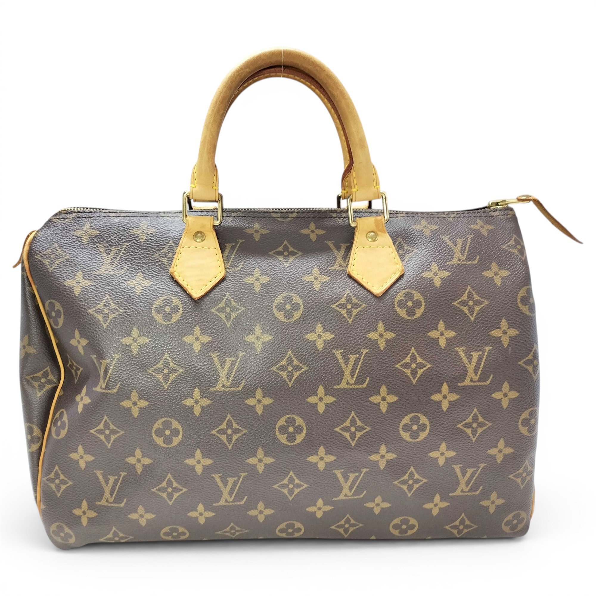 Speedy leather handbag