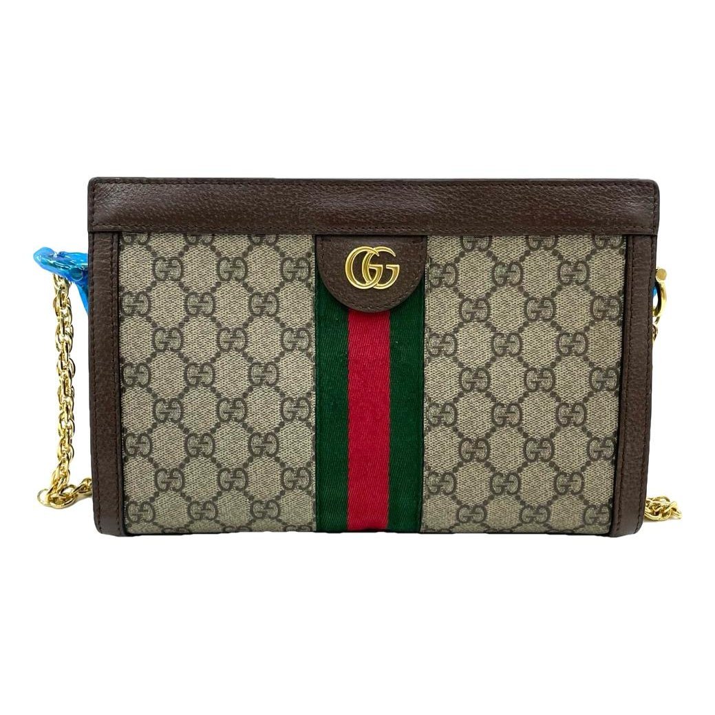 Ophidia Chain leather handbag