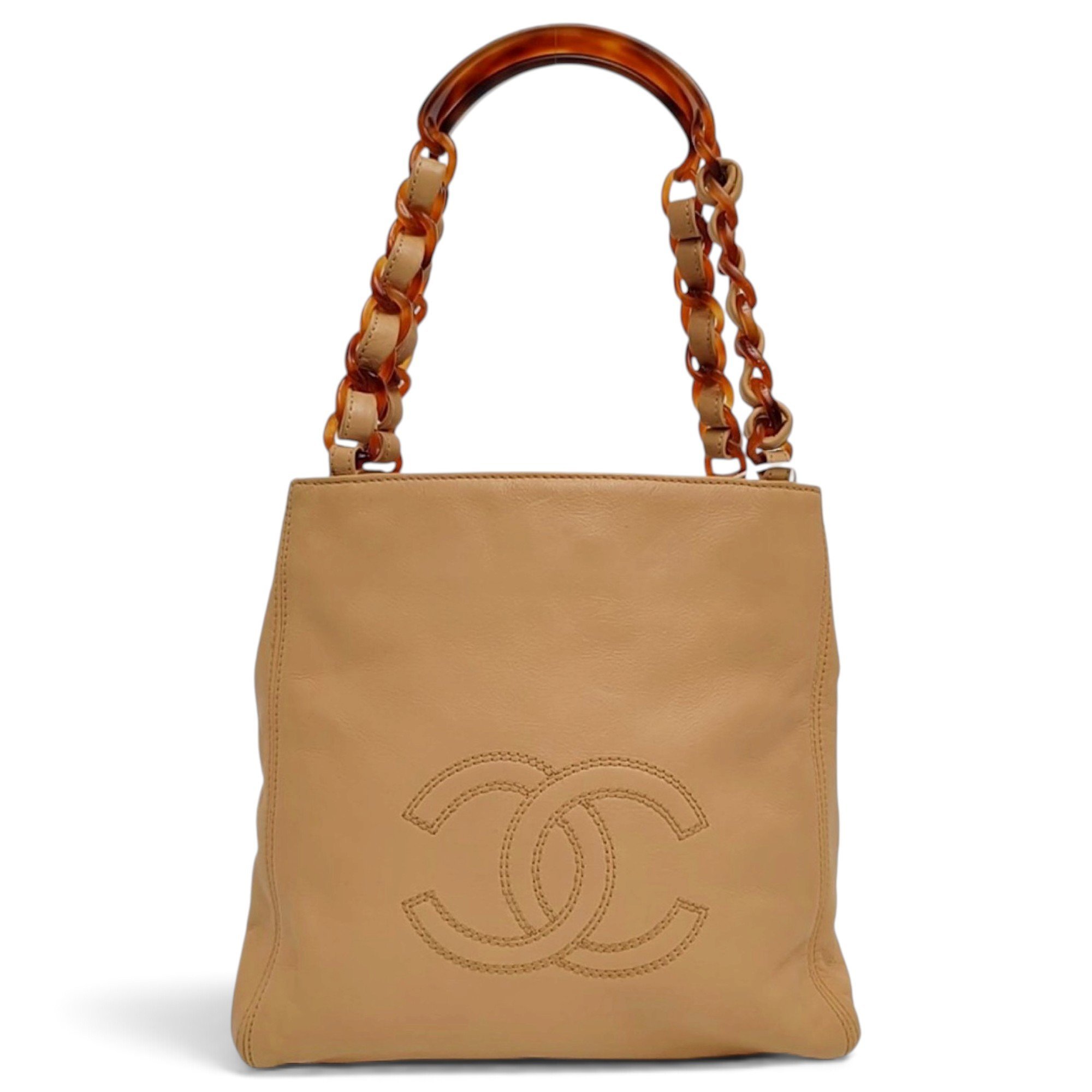 Leather tote