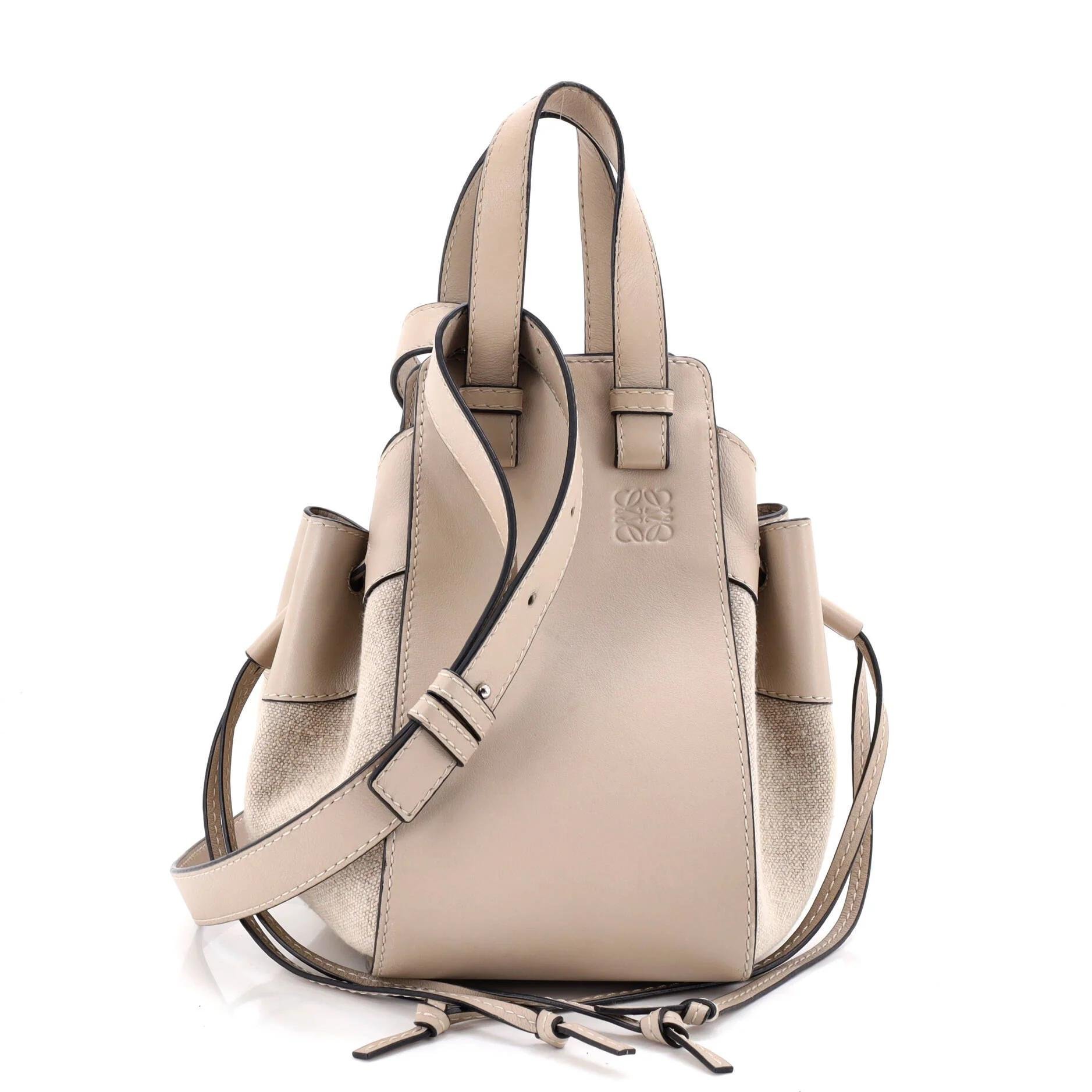 Hammock leather crossbody bag