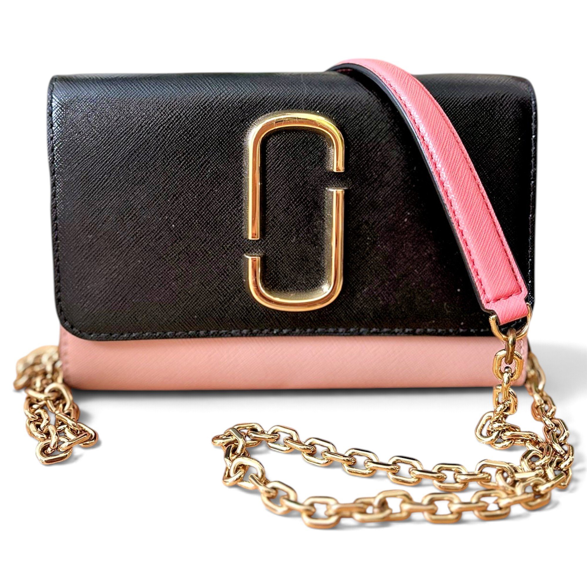 Snapshot leather crossbody bag