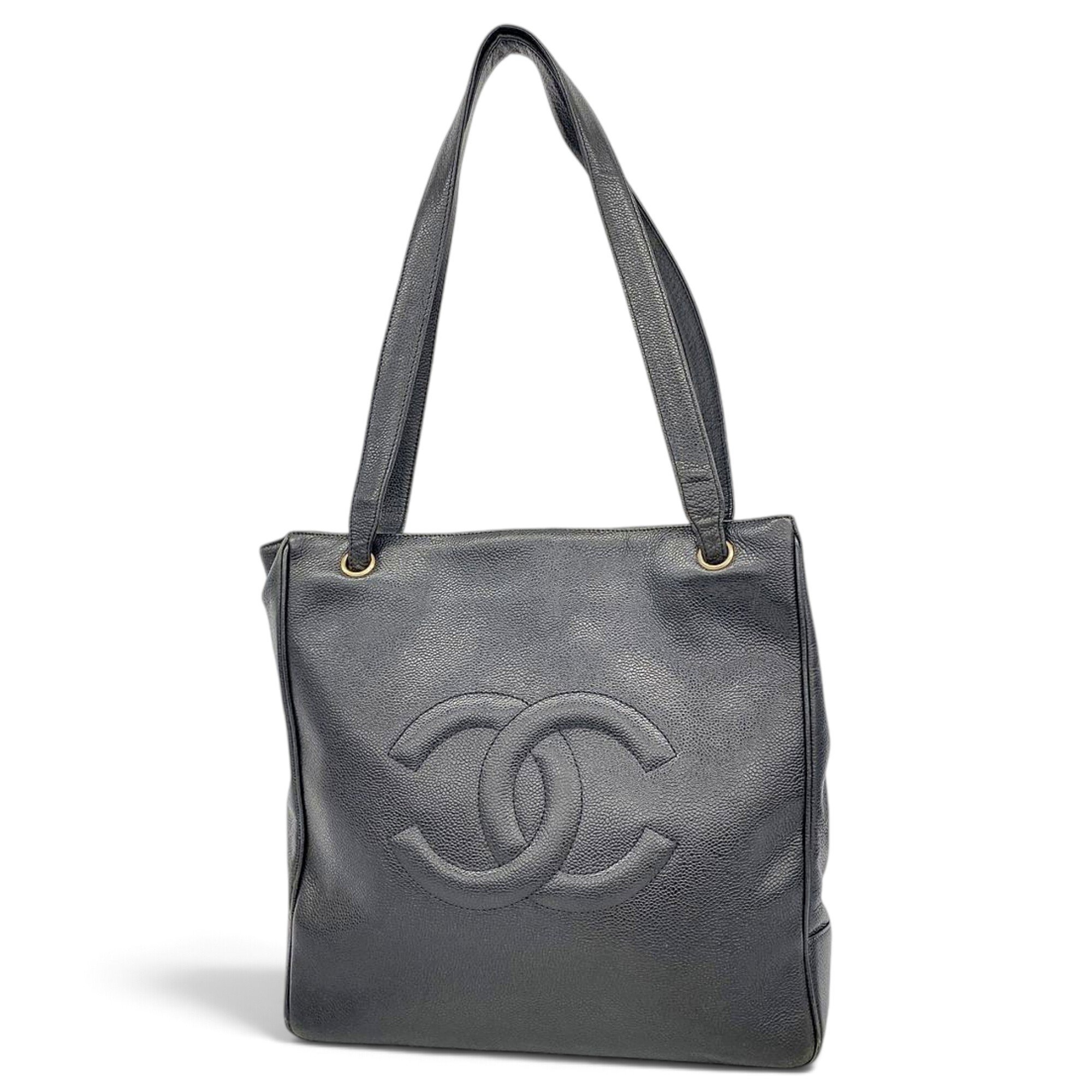 Leather tote