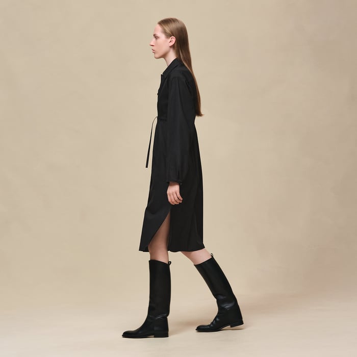 Noir "Mosaique" Shirt Dress