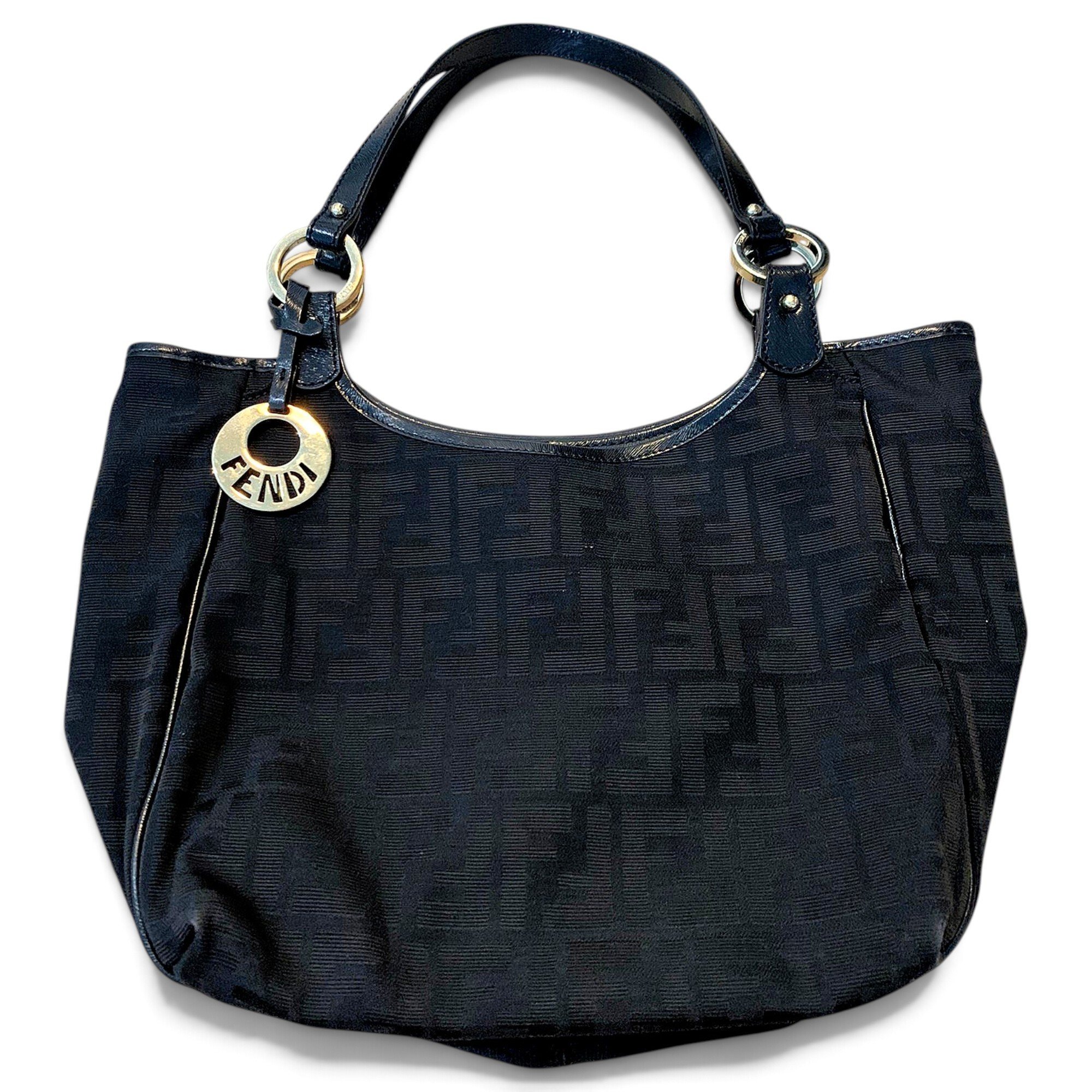 Fendigraphy cloth handbag
