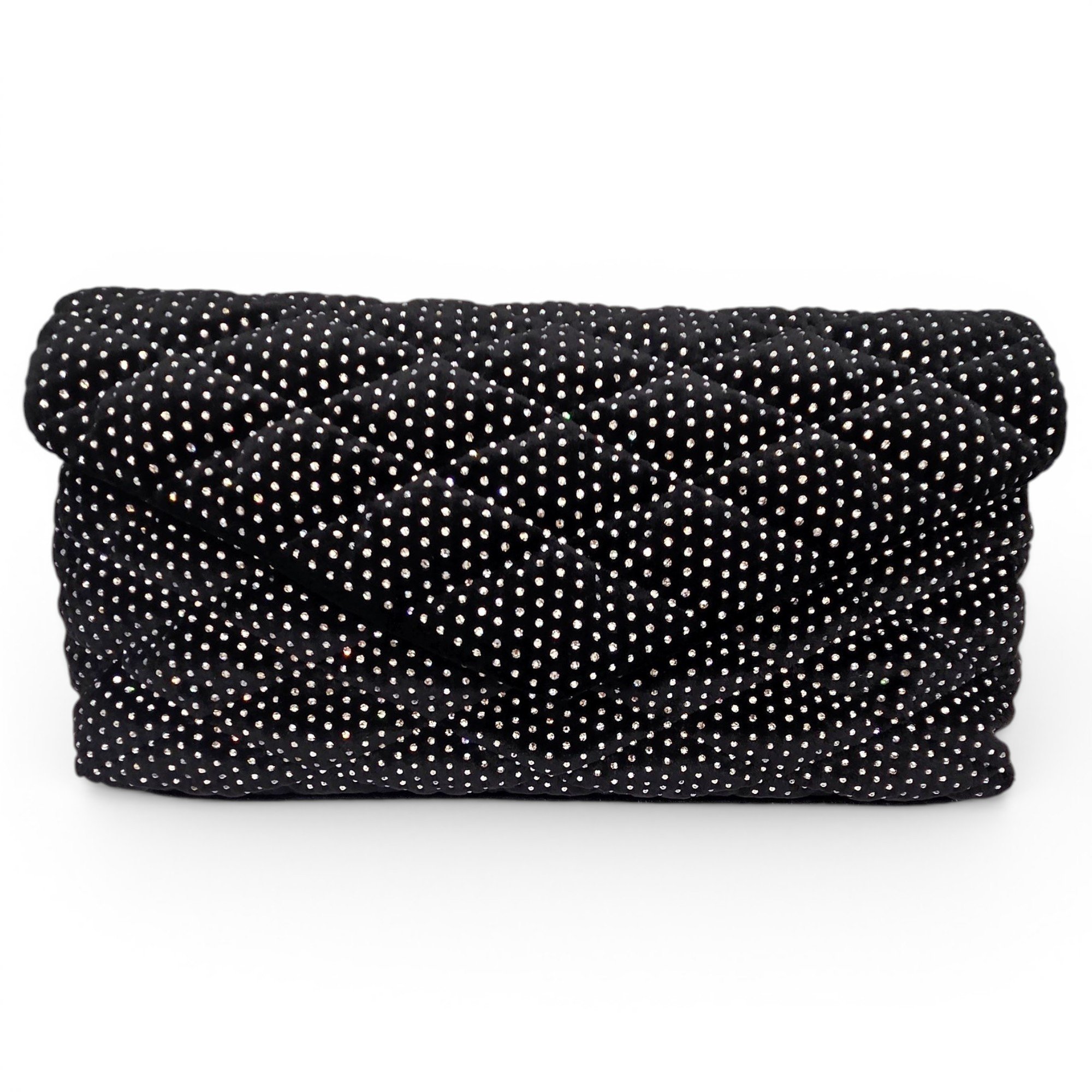 Sade Pochette Enveloppe velvet clutch bag
